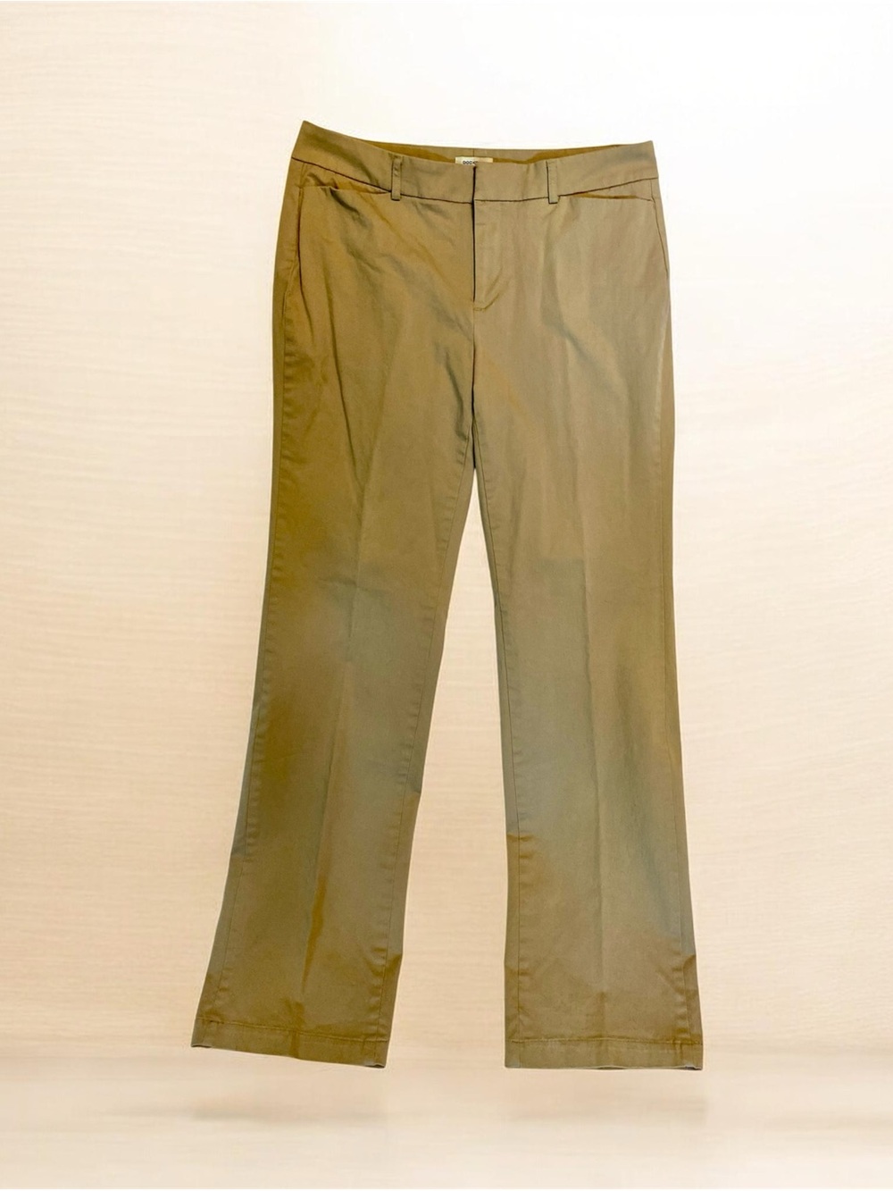 Dockers Metro Uniform Favorite Fit Khaki Tan Stretch Chinos Tan Sz 10